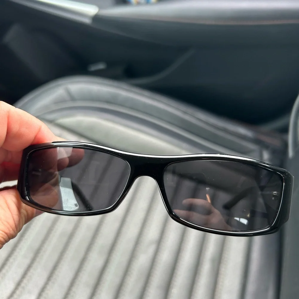 GUCCI Sunglasses GG1482/S 807 55□14 125 Interlocking G Black no case - Picture 2 of 8